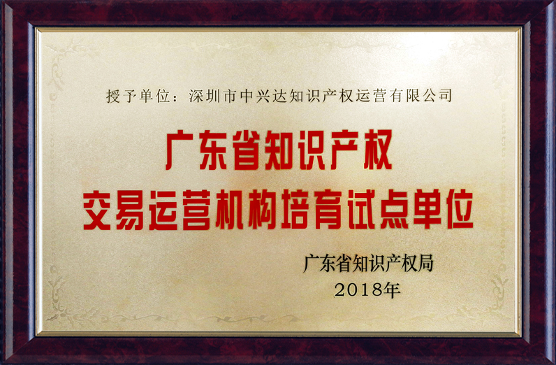 广东省知识产权交易运营机构培育试点单位
